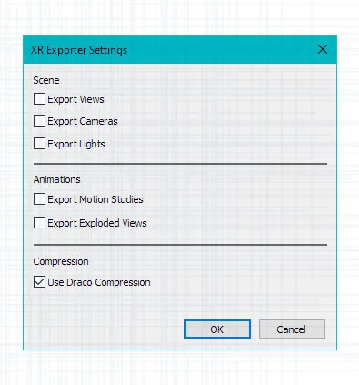 Exporting to Extended Reality