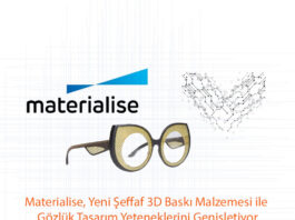 Materialise, Yeni Şeffaf 3D Baskı Malzemesi ile Gözlük Tasarım Yeteneklerini Genişletiyor